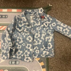 Disney Blue Floral Jean Jacket for Kids